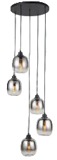 Grancia 5-Light Round Pendant Lamp # ZV24007-5A