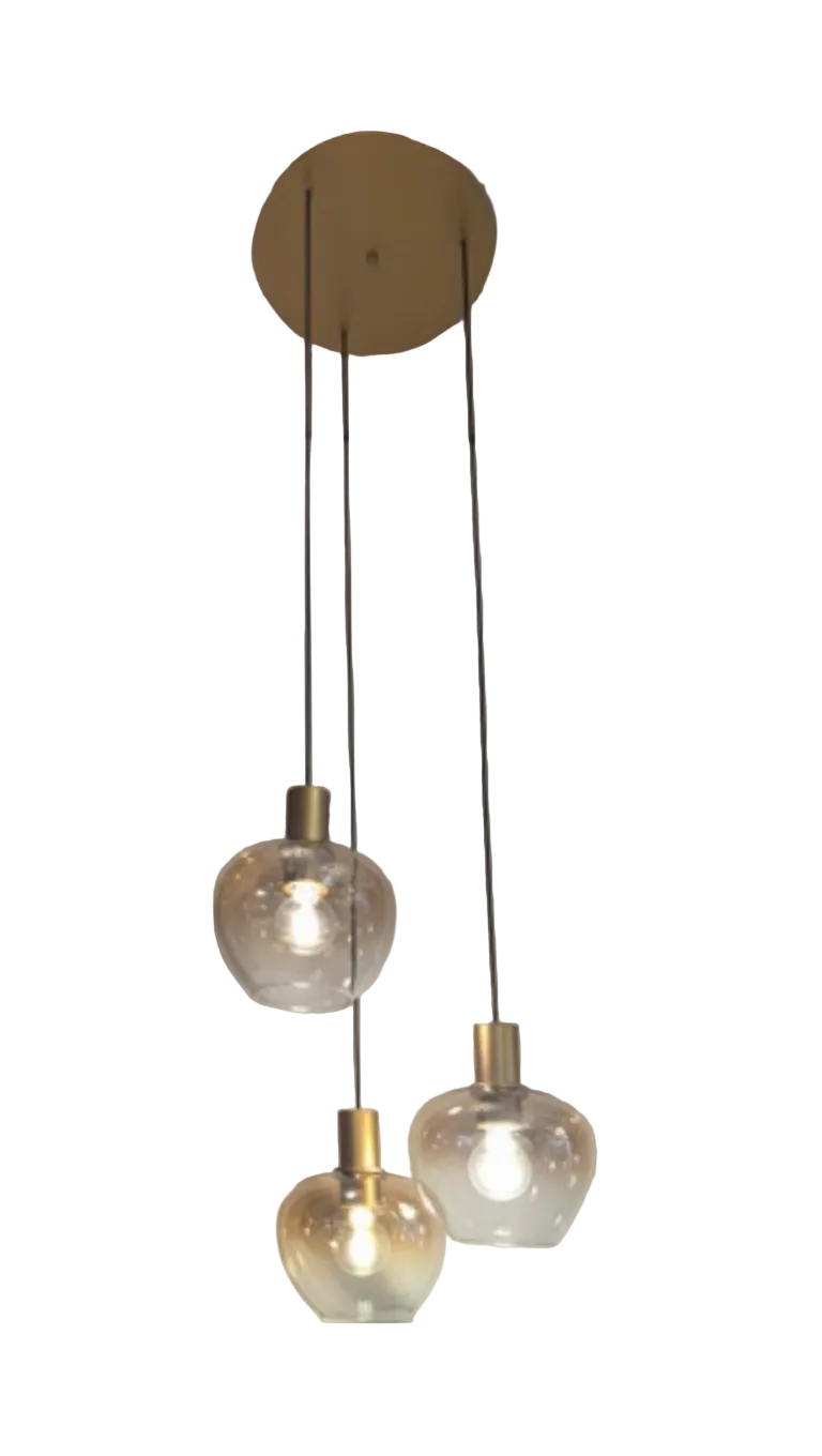 Colonne 3 Round Pendant Light #ZV25001-3A