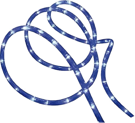 3.5-4.5W 2 Wire Rope Lt Blue 10M w Driver IP54 #BLR10B