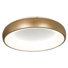 28W LED Ceiling Lt Brushed Gold CCT Settable  #CF276 GOLD