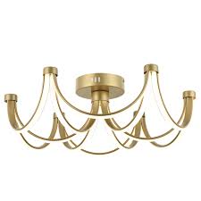 Aluminium, Pvc LED Ceiling Fitting Gold  #CF570/6 GOLD