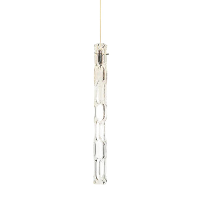 Dark Ice Pendant Light Clear Glass G9, 4000mm #DK011
