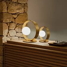 Dark-Eclipse Large Table Lamp Gold , G9 400mm #DK004 (AVAILABLE ON ORDER)