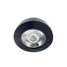 5W LED Metal and Plastic Downlight Black CW #DL114 BLACK