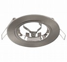 Satin chrome die-cast aluminium downlight  #DL244SC