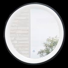 36W Circular Mirror Lt w Switch WW-DL Black IP44 #ML064 BLACK