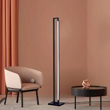 Standing Lamp w Moveable LED w Switch Black #SL421 BLACK