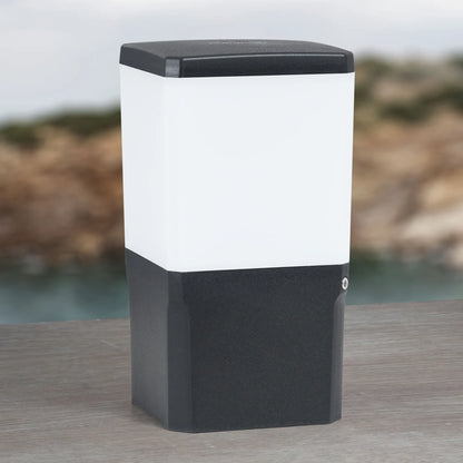 VIRGILIO 250 OD Bollard Black, White E27 250mm #DS3.558B