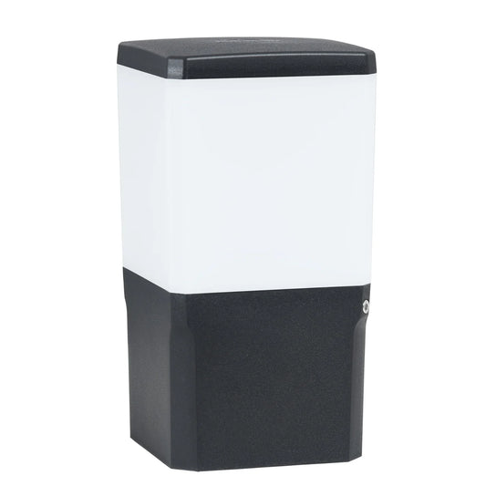 VIRGILIO 250 OD Bollard Black, White E27 250mm #DS3.558B