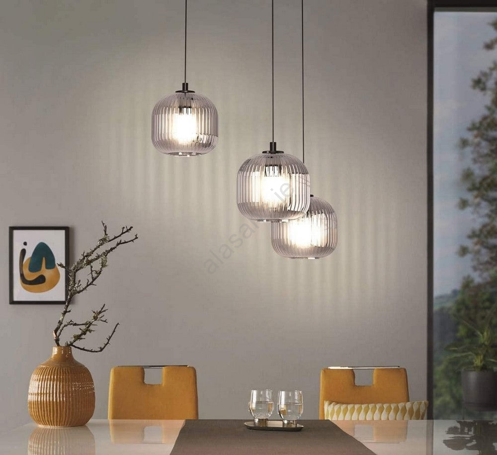 MANUNALLE 1 Pendant 3 Light E27 #99373