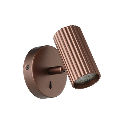 PORTILLO Alum, Stl Wall Spotlight Bronze GU10 #902035
