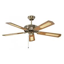 FAN 52" 5 Blade Antique Brass Pull Switch #F051AB