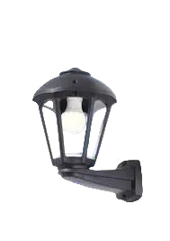 SANDRO NARDO Wall Lt Black, Clear E27 #H24.240B