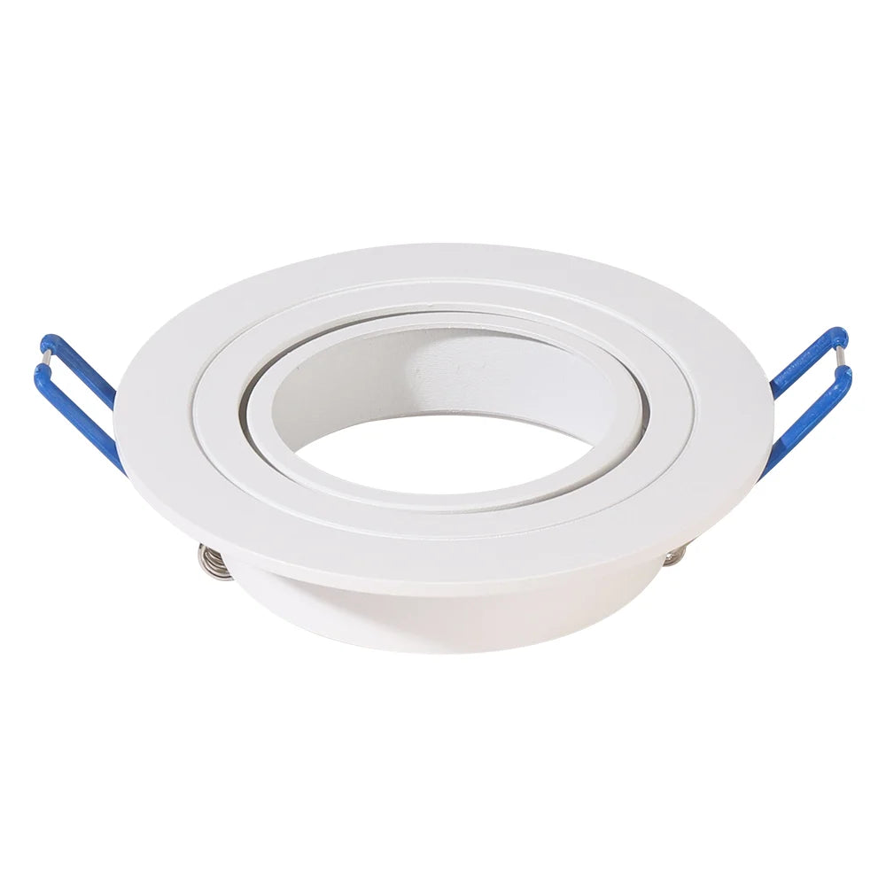 Iron & ABS Recessed DL Fitting GU10 White 75mm #TS213-1