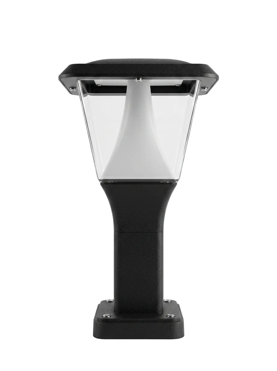 8W Alumin OD Gate/Pedstal Lt Black WW 300mm #Y3040S-30