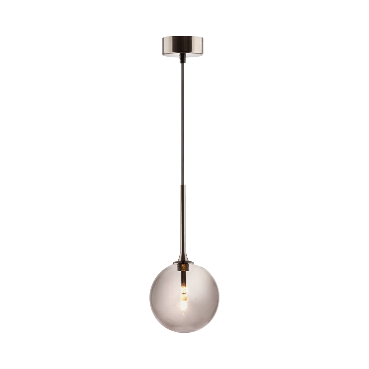 Dark-Midnight Pendant Silver, Smoky G4 4000mm #DK002