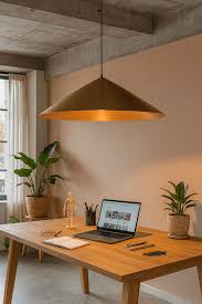 Aluminium Pendant Matt Copper Paint Finish E27 #PEN975 GOLD