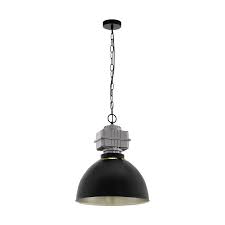 ROCKINGHAM Pendant Black E27 #49869