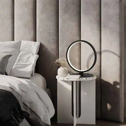Aluminium And Silicon Led Table Lamp Sand Black #TL645 BLACK
