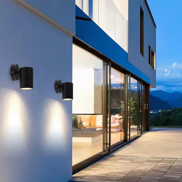 GU10 Wall Spot Lt Black GU10 60x92mm #TS10-1BLACK