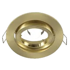GU10 DL Fitting Tilt Gold 80mm IP20 #TS16GOLD