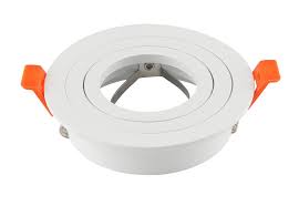 Alumin DL Tilt Fitting GU10 White 80mm IP20 #TS218R-01