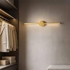 Aluminium, Acrylic Led Wall Bracket Gold #WB198 GOLD